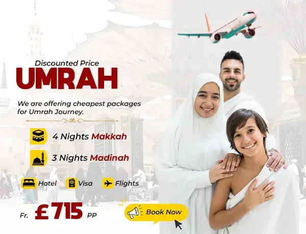 Low Cost February Umrah Package 2024 UK